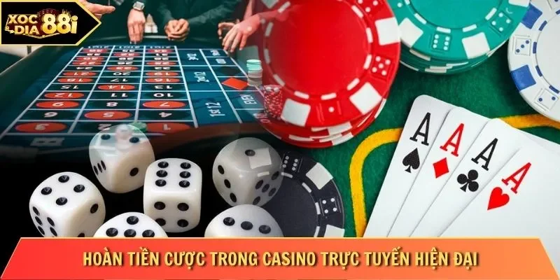 Hoàn tiền cược trong casino trực tuyến hiện đại